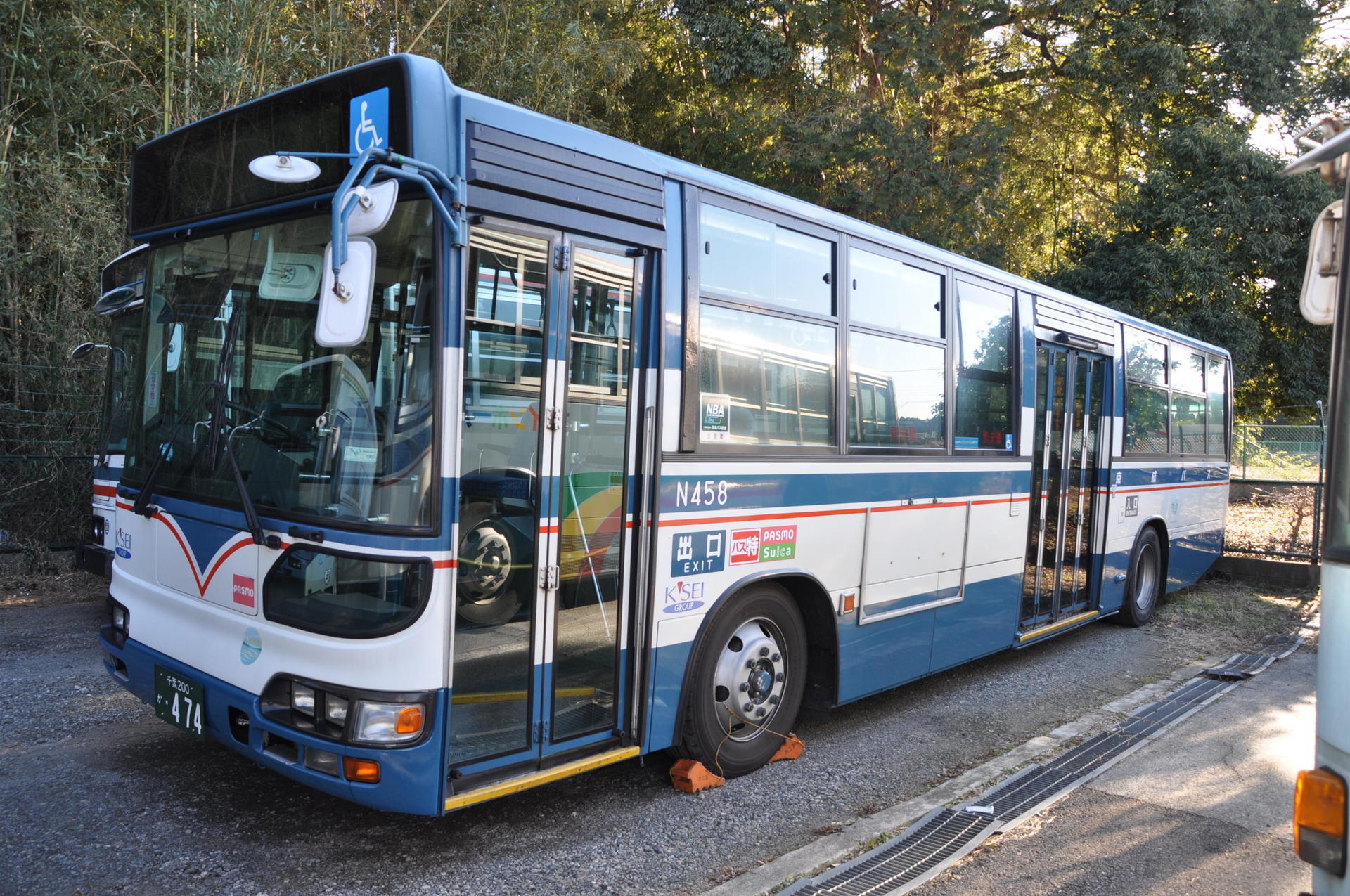 ちばレインボーバス】船尾車庫の車両動向: 乗り物彼方此方（のりものあちこち）